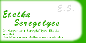 etelka seregelyes business card